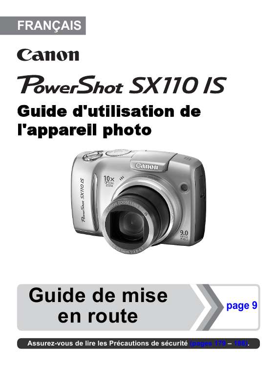 Canon powershot sx110 manual